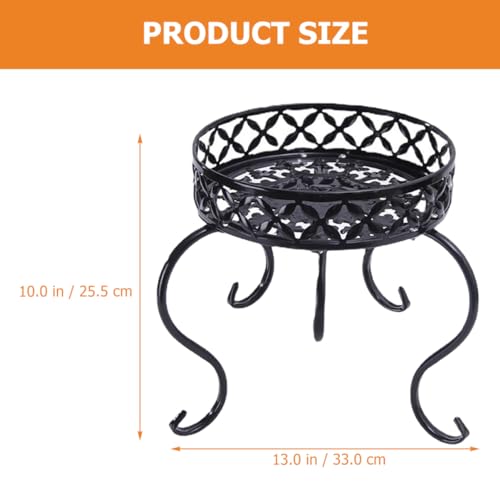 Support plantes robuste LIOOBO anti-chute pour étagère balcon jardin