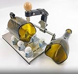 Weinflaschenschneider und Glasschneider-Set, rund und quadratisch, verbessertes Glasflaschenschneider-Set für alle Formen, Wein, Bier, Likör, Whiskey, Alkohol, Champagner