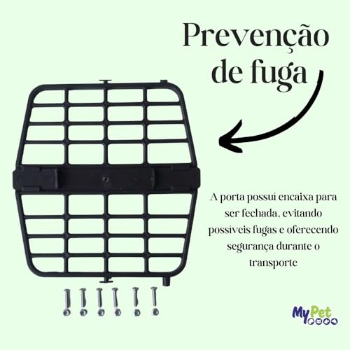 Caixa para Cachorros e Gatos, N.2,Viagem e Passeio,Transportador para Animais com ventilação, Fácil