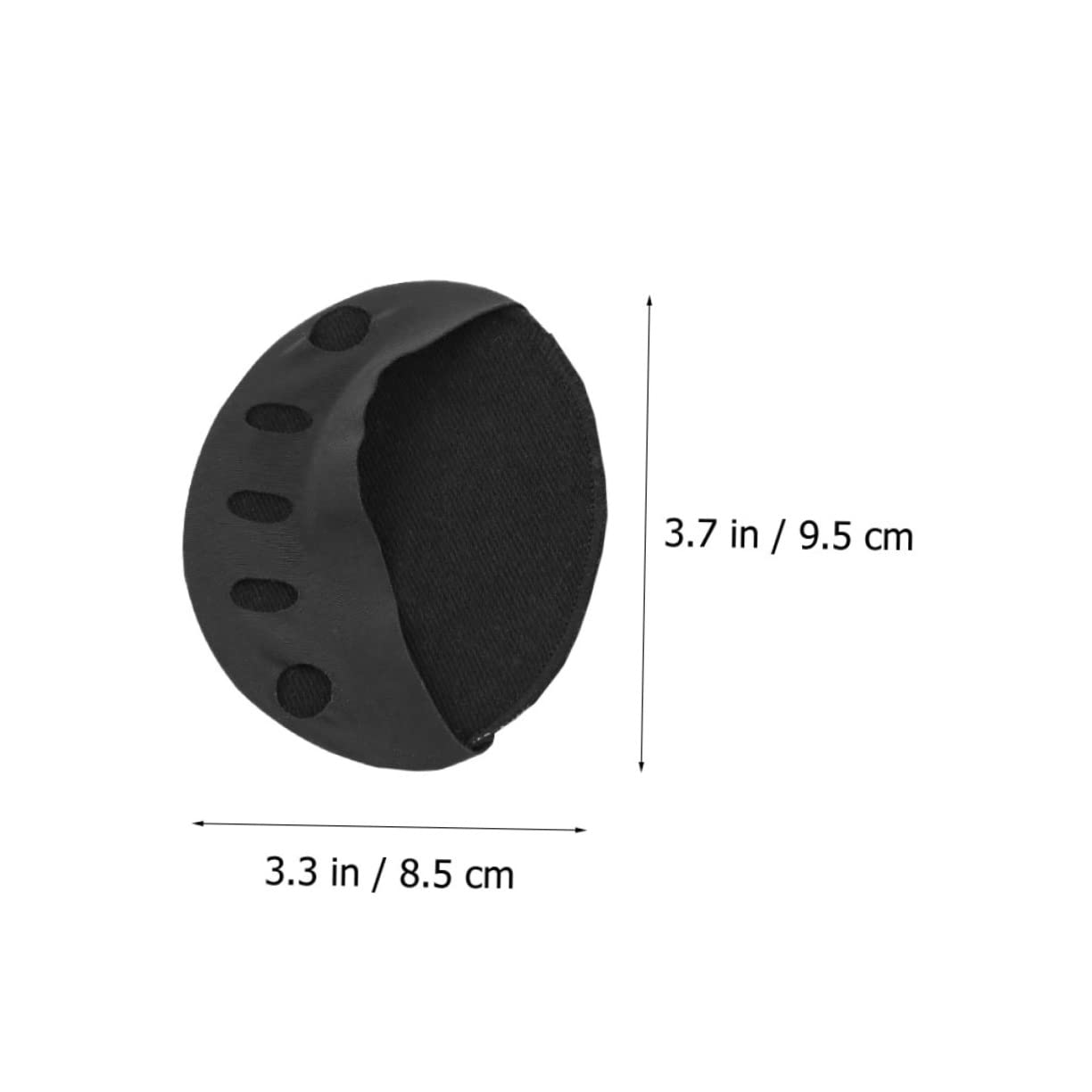 IWOWHERO Invisible Toe Socks for Women Half Socks Forefoot Pads Breathable Odor Absorbent