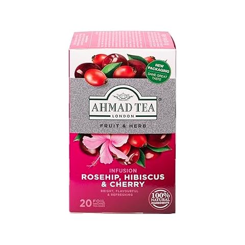 Ahmad Tea Rosehip, Hibiscus & Cherry Infusion Cover