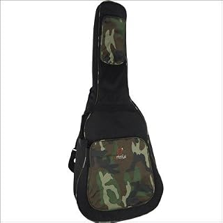 Ortola 1403 Housse pour Guitare Western Noir/Camouflage - Les Beatles, Paul McCartney, John Lennon, RIngo Starr, George Harrison