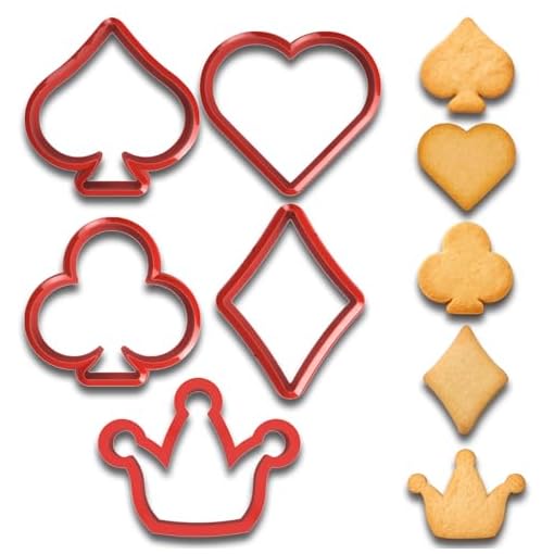Card suits cookie cutter set – 2 inches each - Image 3