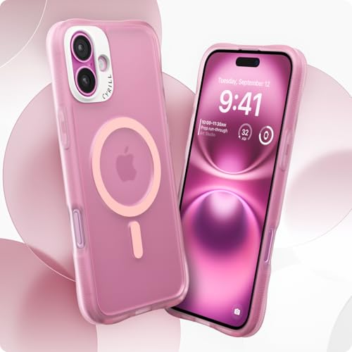 Image of Spigen Cyrill UltraSheer Mag | iPhone 16 Case | iPhone 16 Back Cover | TPU+Poly Carbonate - Pink