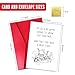 Xuewenmeihua Funny Birthday Card for Husband Wife, Hilarious Grow Old Together Sarcastic Card for Boyfriend Girlfriend, Romantic Gag Gift for Spouse Partner