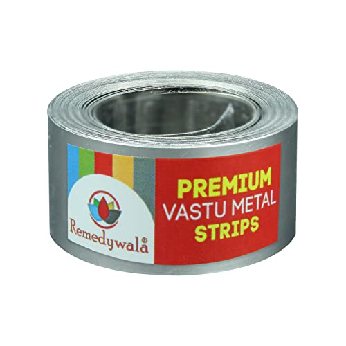 Image of Remedywala Vastu Stainless Steel(304) Strip for Entrance Toilet Correction and Zone Balancing, Stainless Steel Strip (8 feet Approx,18mm Width, 0.2 mm Gauge, Silver) (1 Piece)