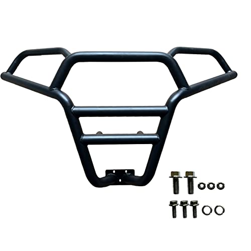 Hjsiutv Front Bumper Brush Guard Compatible With 2014+ Polaris Rzr Xp 1000/4 1000 Protects Entire Front End,Black #TOP1