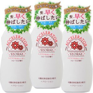 Kaminomoto Honpo(3 pcs) Hair Accelerator Floral Fragrance 150mL x 3 pcs set