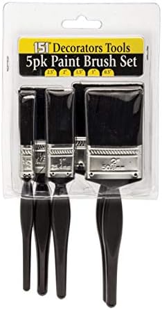 SYNTHATIC Paint Brushes 5PK