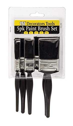 SYNTHATIC Paint Brushes 5PK