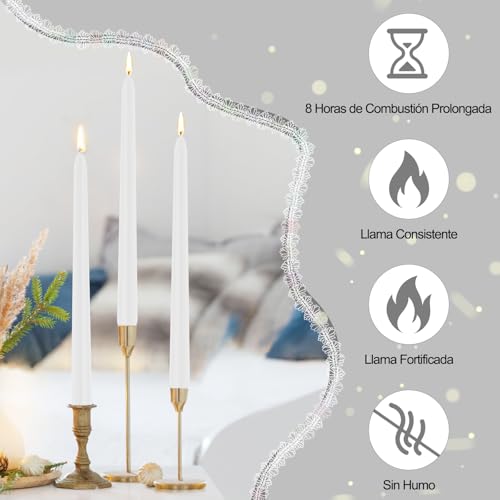 La mejor comparación de Velas y candelabros los más solicitados. 27 Velas y candelabros marca Tobeape (3)