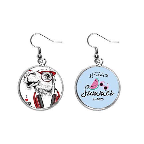Pendientes de sandía veraniegos con estilo rock para lucir en la playa