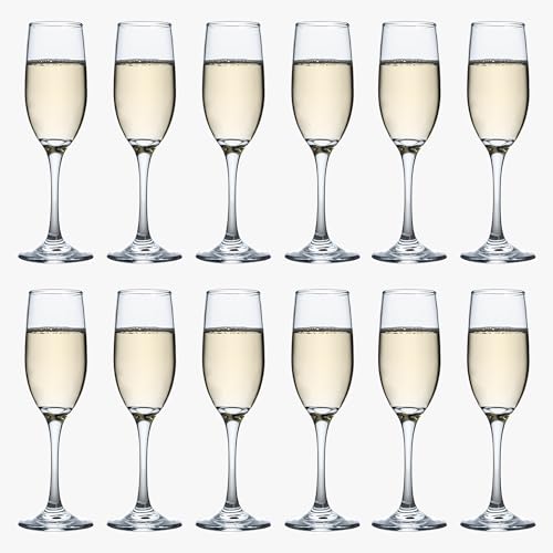 Yangnay XBB-01 Champagne Glasses, Champagne Flute Glass Set Of 12 cover