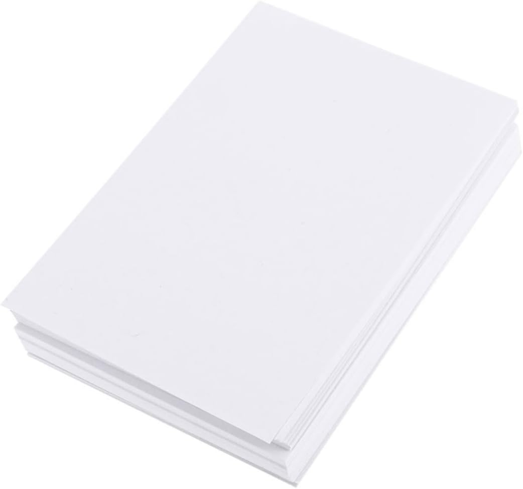 KALLORY 100Pcs Watercolor Paper for Beginners Sketchbook Smooth Surface Durable Suitable for Artists for Watercolor Painting and Drawing