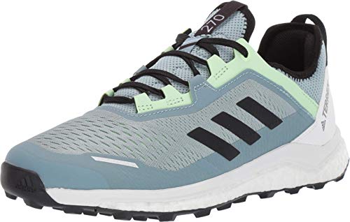 adidas outdoor Terrex Agravic Flow Ash Grey/Black/Glow Green 5.5
