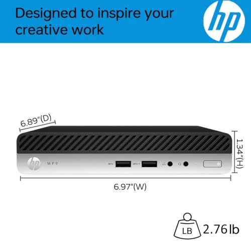 Image of HP Business Mini Desktop PC, Intel Core i5, 32GB DDR4 RAM, 1TB PCIe SSD