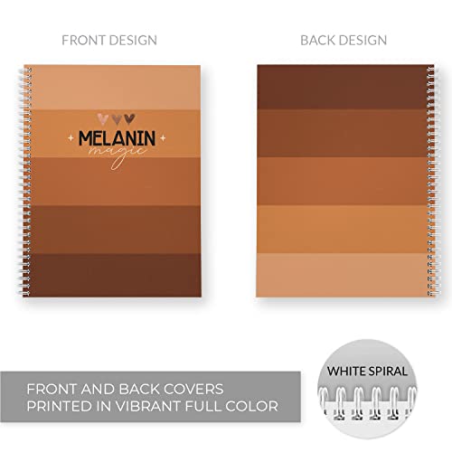 Carnet ligné couverture brillante Melanin Magic 120 pages - 3