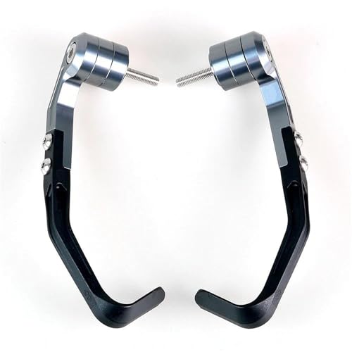 バイクアクセサリー に適合 ヤマハ YZF R1 R1M R1S 2015-2025 R6 2017-2025 R7 2021-2025 対応 バイク用ブレーキハンドルプロテクター アルミ合金製 調整可能ハンドガード 改造パーツ 交換部品(グレー)