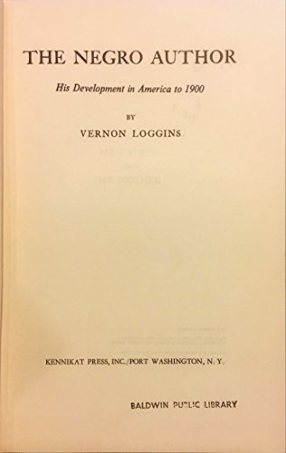 The Negro Author in America B0065Q2J1Q Book Cover