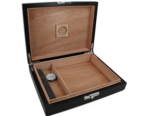decore Bay Travel Sized Cigar Humidor, Personalize Cigar Box, Groomsman Cigar Case, Best
