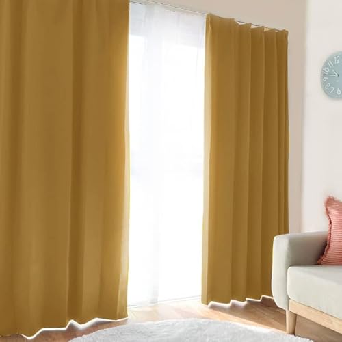 curtain Rainbow �\���b�h�P���Ռ��J�[�e�� �ՔM �ۉ� �`��L���t���i�Q�����j��100×��110cm/�}�X�^�[�h