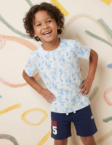 Image of Amazon Brand - Symbol Boy's Marble Regular Fit T-Shirt