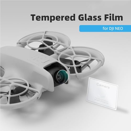 Image of M.G.R.J Tempered Glass Screen Protector for DJI Neo Drone (Transparent) (Pack of 2)