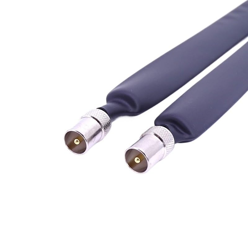 LIHUA Conector Hembra Cable coaxial Pasa casa/Coche Ventana Puerta(TV M to TV M,40CM)