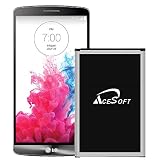 AceSoft Long Lasting 4300mAh Grade A+ Standard Durable Displaceable Li_ion Boosting Battery Compatible with Verizon LG G3 VS985 Phone