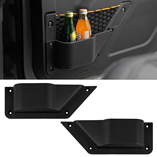 LitMiRaCle Front Door Storage Pockets Front Door Side Organizer Box Ford Bronco Storage Expansion Interior Accessories, Door Cup Holder, Compatible for Ford Bronco 2021-2025 2/4 doors,2 PCS by LitMiRaCle - Used condition - US$28.35