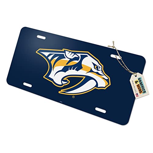GRAPHICS & MORE Nashville Predators Logo Novelty Metal Vanity Tag License Plate