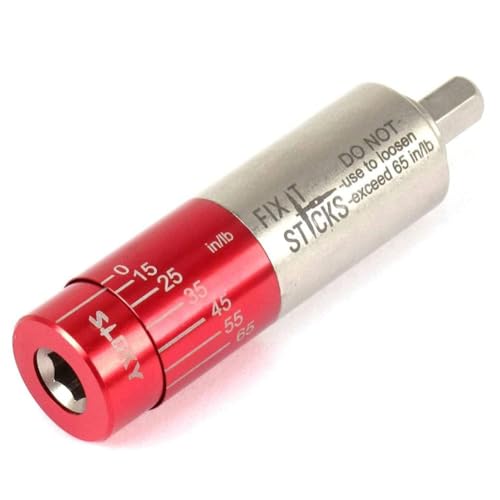 FIX IT STICKS Kit de chave de torque multifuncional de 38 a 165 cm com chave em T de catraca de trav