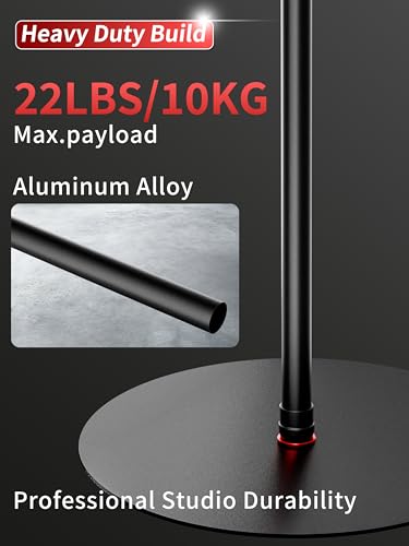 Image of IFOOTAGE Cobra RB-A500,79 inch Round Base Monopod,Heavy-Duty Floor Stand with Weighted Base, Adjustable Height, Light Stand for Studio, Base Diameter: 50 cm / 19.7 in