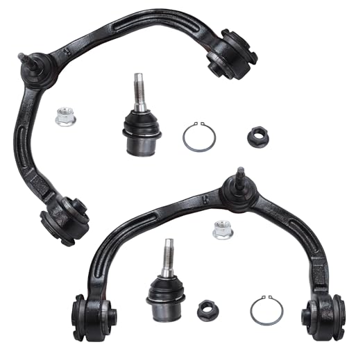 Image of Detroit Axle - 4pc Front End Kit for 2004 2005 2006 Expedition Lincoln Navigator 2 Upper Control Arms w /Ball Joints 2 Lower Ball Joints Replacement [Standard Suspension]