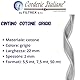 corderie Italiane 2035442 – 00 Gurt Baumwolle 22 mm 50 m grau