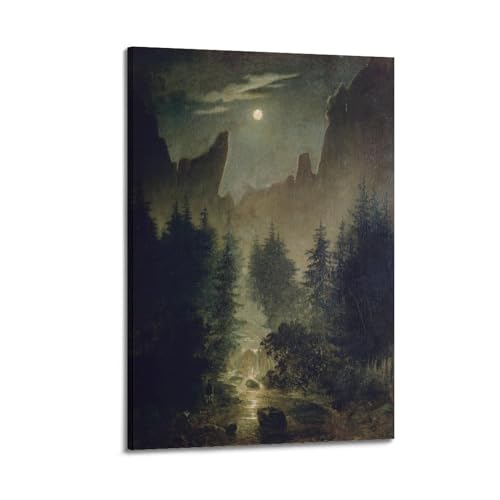 Toile Uttenwalder Grund par Caspar David Friedrich pour créer un espace de travail inspirant
