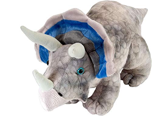 Wild Republic Triceratops Plush, Dinosaur Stuffed Animal, Plush Toy, Gifts for Kids, Dinosauria 10 Inches - Image 2