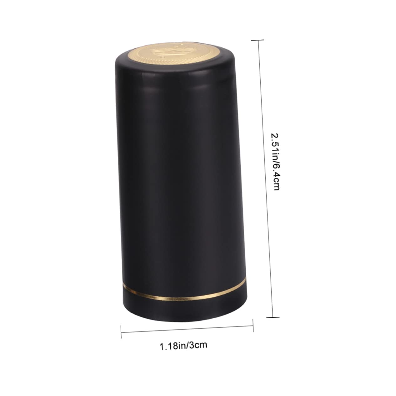 MOLUCKFU 25pcs Heat Shrink Wine Bottle Caps Sealing Covers for Wine Bottles Professional Look for Home and Pub Use