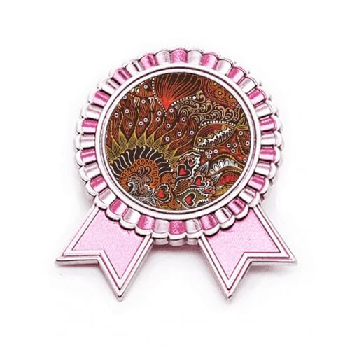 Broche poisson rose, bijou fantaisie en métal pour veste d'été