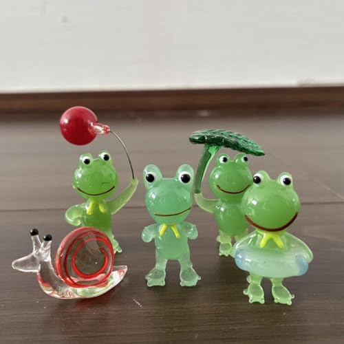 世界のガラス館 ガラス細工 の置物 カタツムリ セット ミニチュアのサムネイル