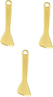 Beaupretty 3 Pçs Colher De Creme Para Os Olhos Ferramentas De Massagem Facial Kit De Maquiagem Mini Espátula Varinha Facial Massageador De Olhos Varinha De Maquiagem Colher De Creme De Zinco