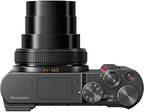 Image of PANASONIC LUMIX ZS200 4K Camera, 20.1 Megapixel High Sensitivity MOS Sensor, 15X LEICA DC Vario-Elmar Lens, 5-Axis HYBRID O.I.S. Plus, Live View Finder, 4K , DC-ZS200S (USA SILVER), Optical Zoom