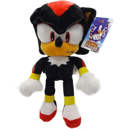 CARTOON Peluche Shadown gemelo Sonic erizo supersónico suave muñeco 30 cm para niños