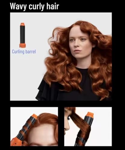 Multi-styler Coanda avec brosse rotative interchangeable pour boucler et lisser - 7