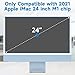 F FORITO 2-Pack Compatible with iMac 24 inch Anti Glare Matte Computer Screen Protector, Eye Protection Computer Screen Cover Compatible with 2021 Apple iMac 24 inch with M1 Chip Desktop