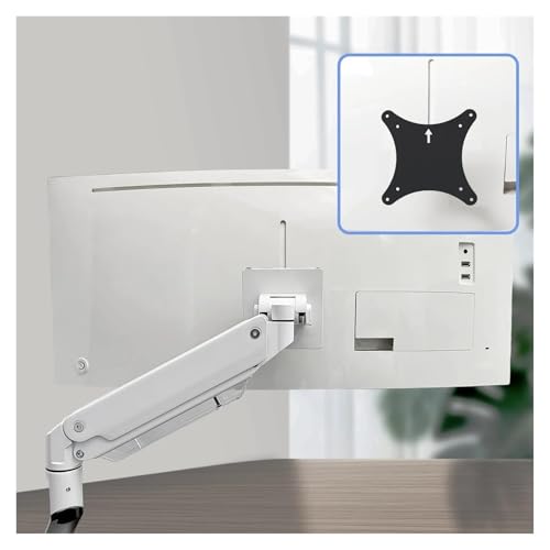 Adaptateur support mural écran 34 pouces CF791 blanc - Aménagement bureau de télétravail