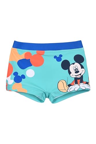 Disney Mickey Mouse, Boxer Maillot De Bain, Bébé Garçon (Vert,12 Mois)
