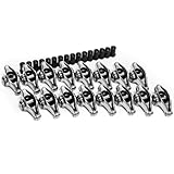 PRW Industries Rocker Arm, Elite Series, 7/16 in Stud Mount, 1.80/1.70 Ratio, Full Roller, Stainless, Small Block Ford, Set of 16
