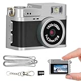 Mini Keychain Digital Camera for Students: 1080P FHD Recording with 0.96' IPS Screen, H.264 Compression, and AVI Format - Ideal for Travel, Study, and Concerts - Suitable for Photography Enthusiasts