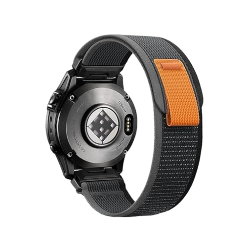Bracelet nylon anti-transpiration pour Garmin Fenix 6X Pro 26mm